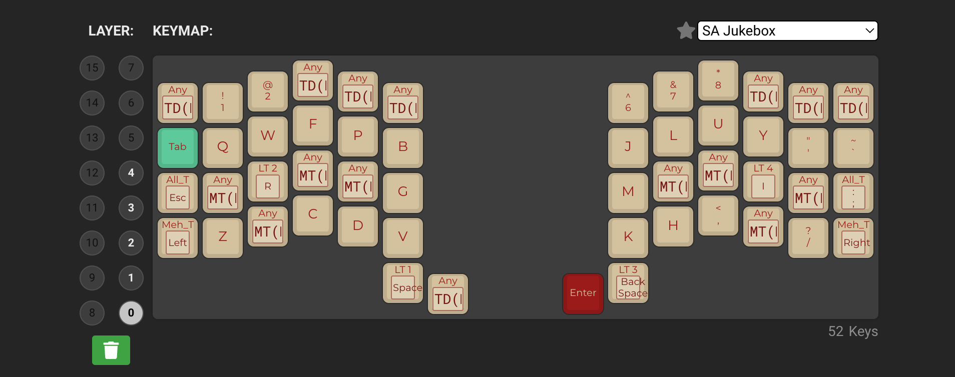 QMK Configurator Voyager